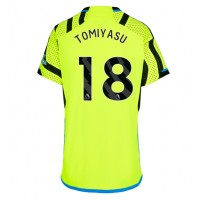 Arsenal Takehiro Tomiyasu #18 Bortedrakt Dame 2023-24 Kortermet